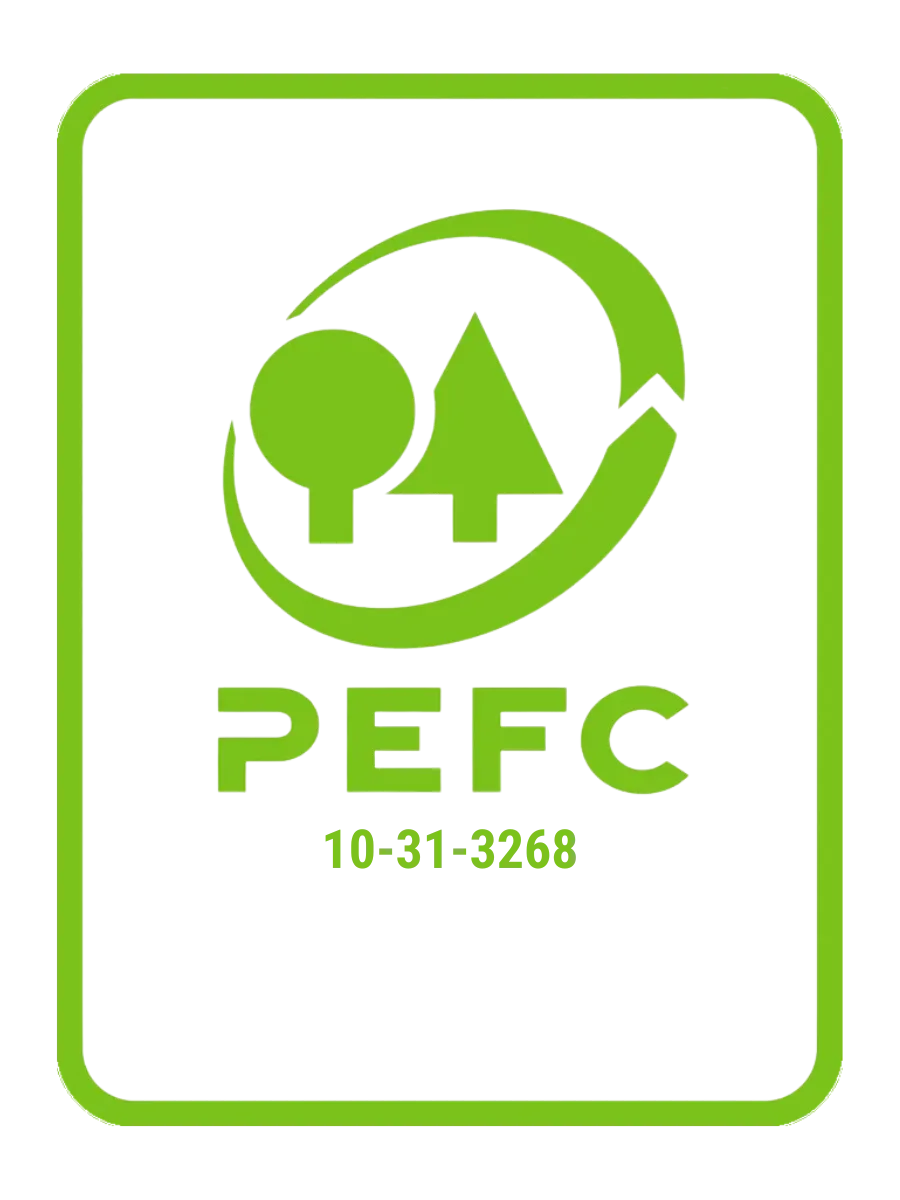 Logo PEFC, certificat 10-31-3268